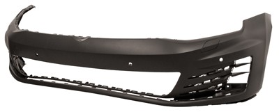 Golf front bumper primed - front,